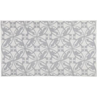 BADEMATTEN MAURO WEISS-KIESEL - 1469 - Grau, Textil (70/120cm) - Rhomtuft