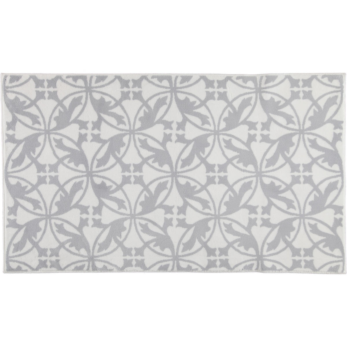 BADEMATTEN MAURO WEISS-KIESEL - 1469 - Grau, Textil (70/120cm) - Rhomtuft