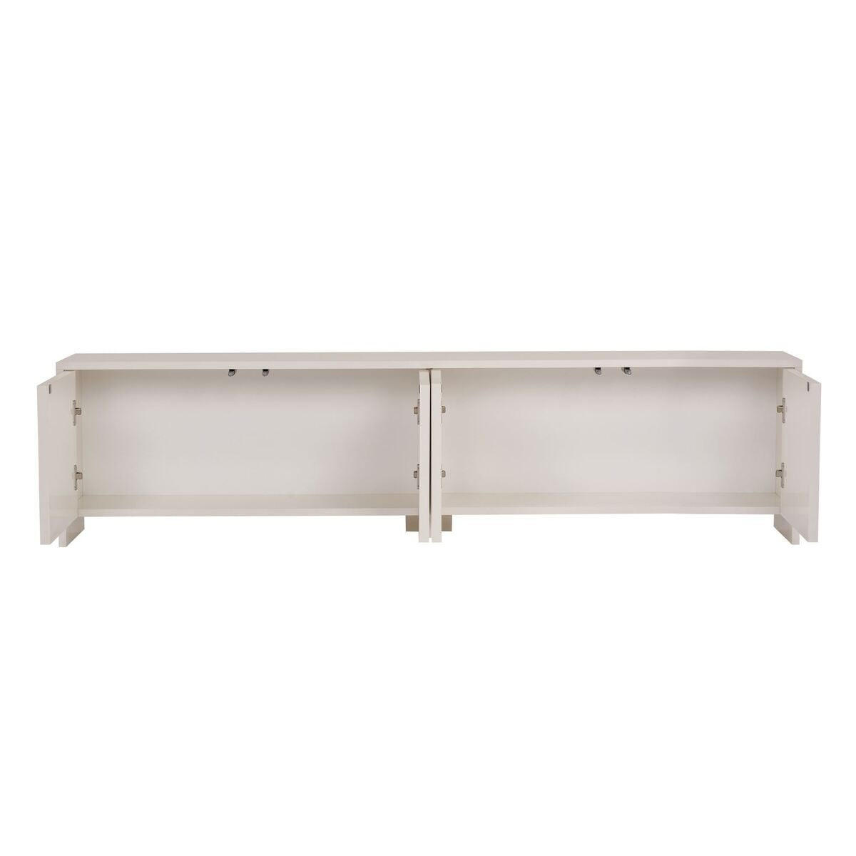 TV-MÖBEL 4 Türen, cremefarben 32/45/180 cm - Beige, Holzwerkstoff (32/45/43cm) - Calicosy