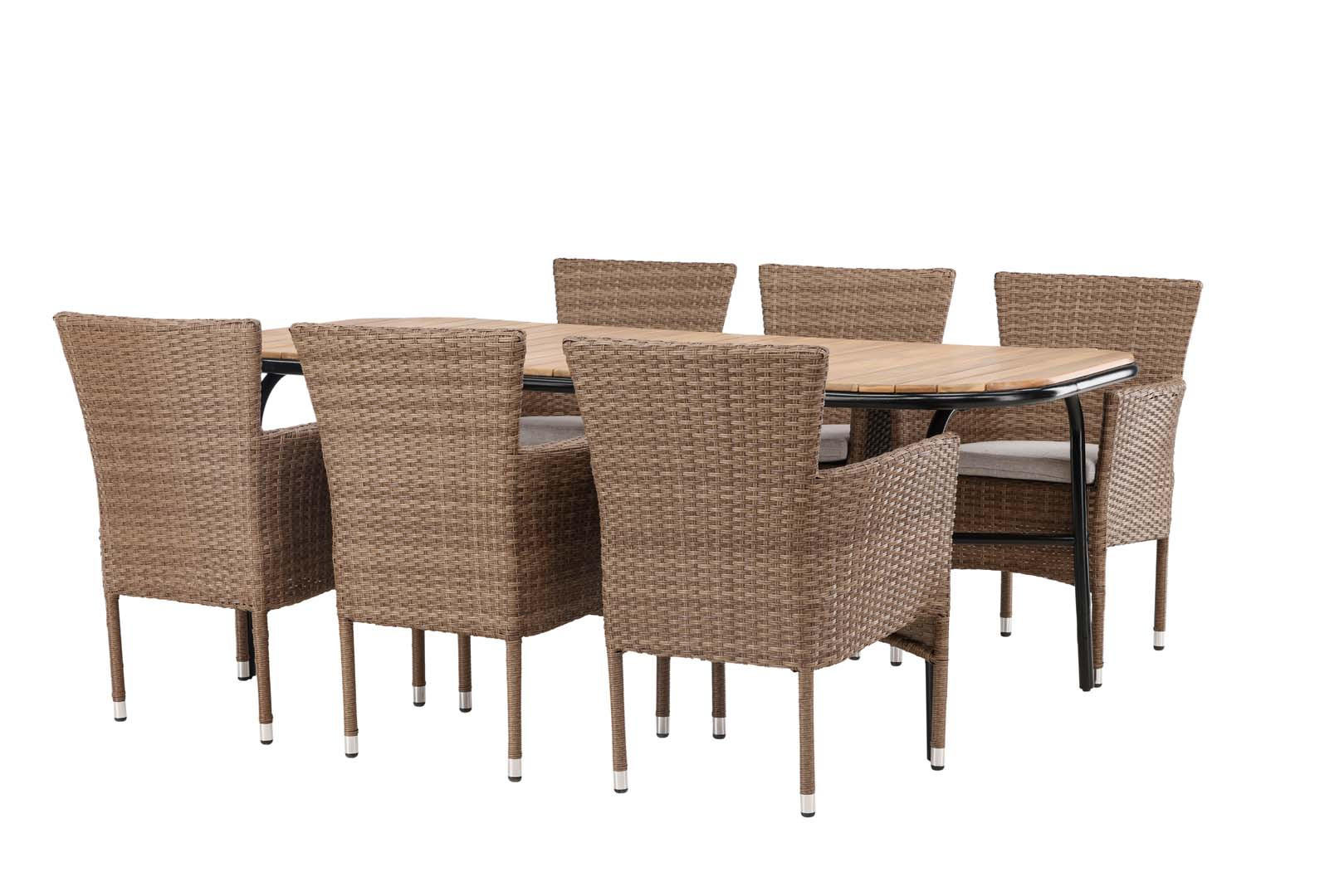 GARTENSET natur - Naturfarben, Holzwerkstoff - ebuy24