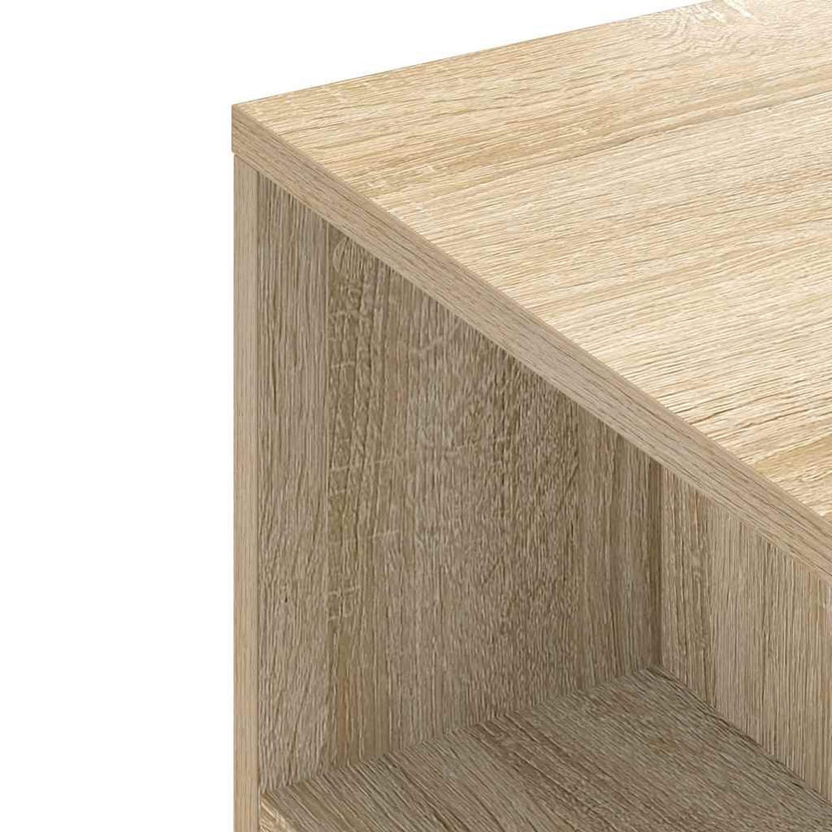 LOWBOARD mit Rollen 102/34,5/43 cm aus Holzwerkstoff in Sonoma-Eiche Dekor - Sonoma Eiche, Holz (102/43/34.5cm) - vidaXL