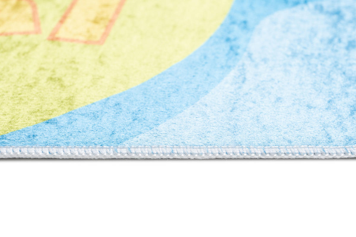 TEPPICH EMMA Dunkelblau 140/200 cm - Dunkelblau, Kunststoff (140/200cm) - Tapiso