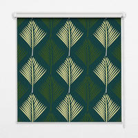 VNÚTORNÁ roleta - okenná roleta - roleta - 100x100 cm - Rastliny - zelená, plast (100/100/0.5cm) - TULUP