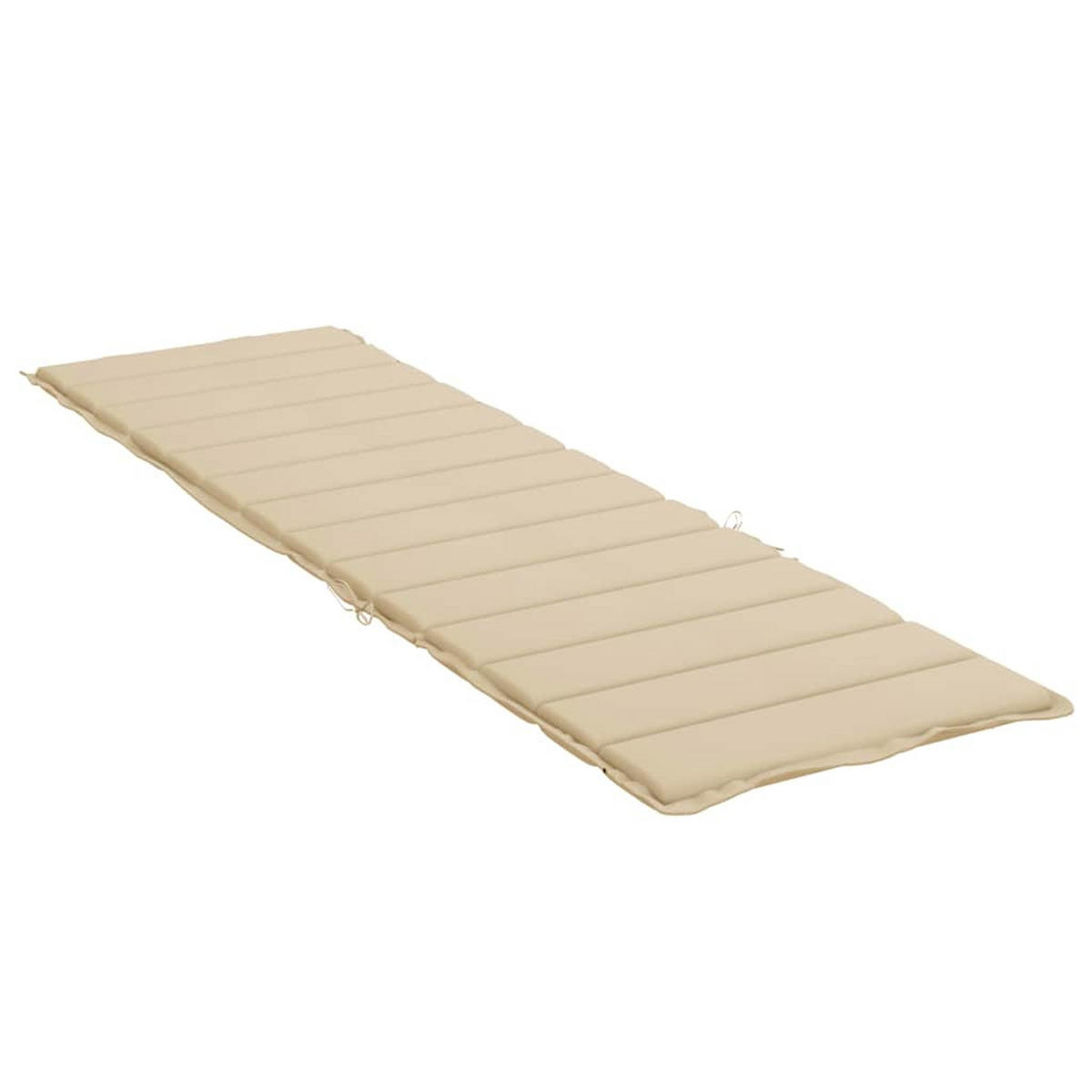 SONNENLIEGEN-AUFLAGE Beige 200/60/3 Cm Oxford-Gewebe - Beige, Textil (60/3/200cm) - vidaXL