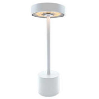 TOUCH-TISCHLAMPE ROBY weiß - Weiß, Metall (11.8/11.8/30cm) - Lumisky