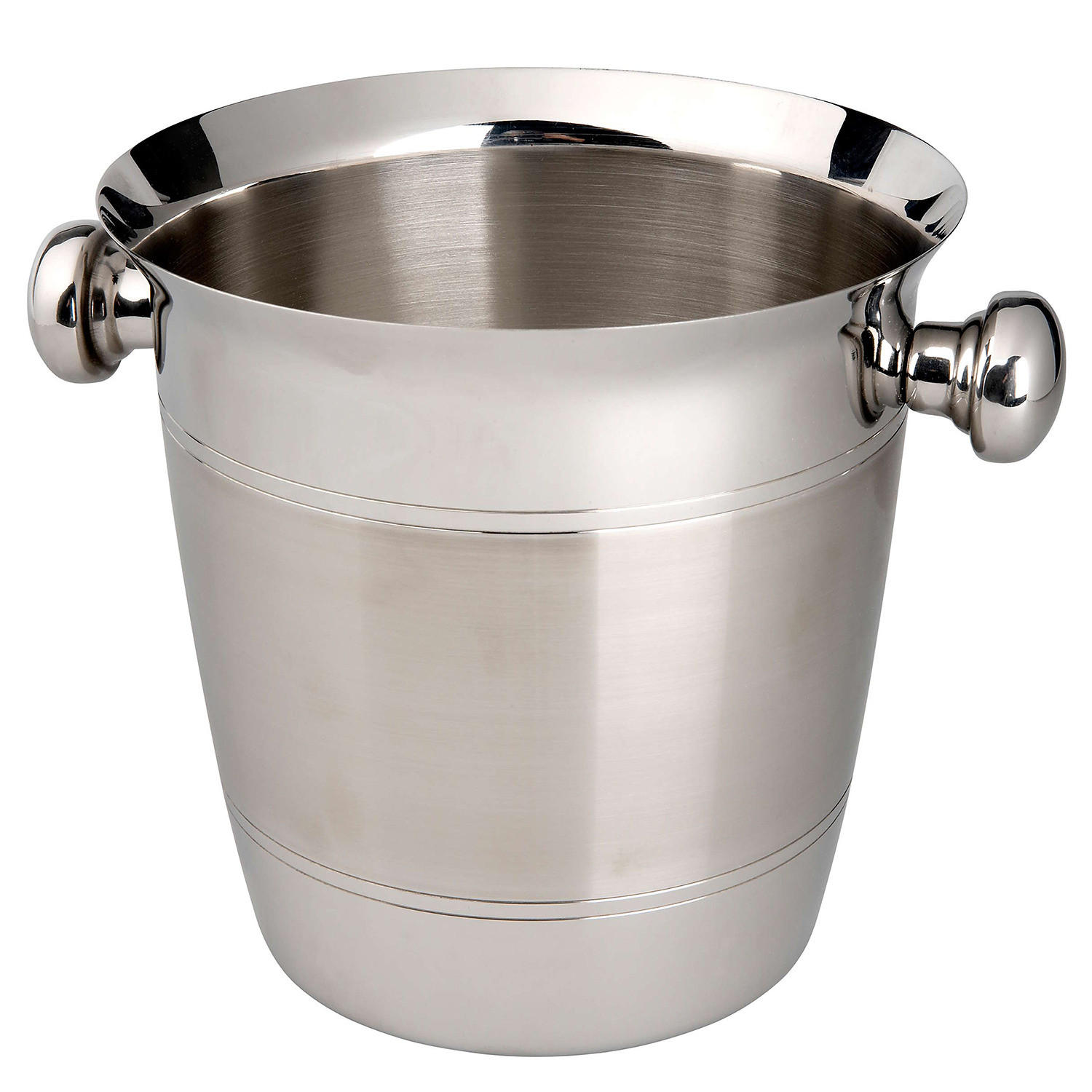 FLASCHENKÜHLER Champagne - Silberfarben, Metall (19/19cm) - Butlers