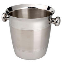 FLASCHENKÜHLER Champagne - Silberfarben, Metall (19/19cm) - BUTLERS
