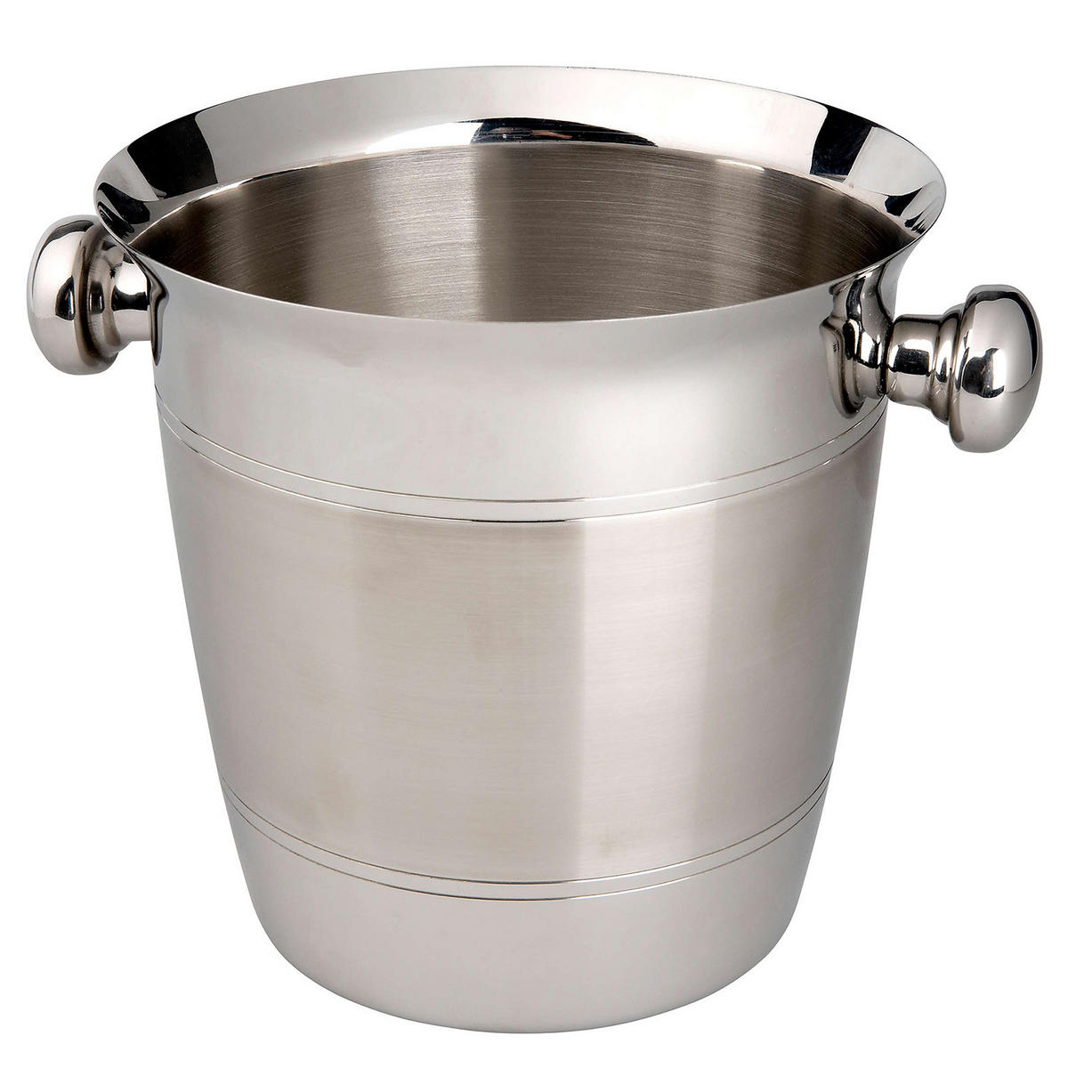 FLASCHENKÜHLER Champagne - Silberfarben, Metall (19/19cm) - BUTLERS