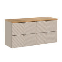 WASCHTISCHUNTERSCHRANK 120.4cm Manoa Kaschmir - Beige, Holzwerkstoff (120.4/59/40cm) - Petits-meubles