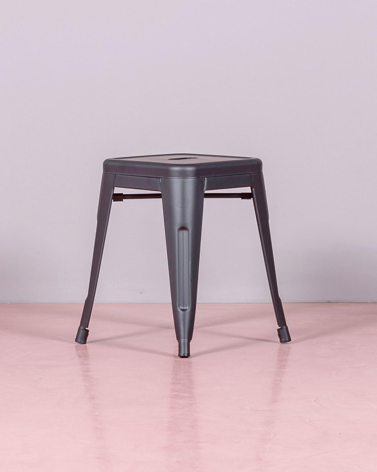 HOCKER Metall Schwarz - Schwarz, Metall (40/45/40cm) - Nest Dream