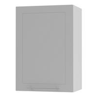 KÜCHENHÄNGESCHRANK Kvantum W2/50 Dust Grey Matt / Weiß Matt 50 / 32,5 / 72cm - Weiß/Grau, Holz/Holzwerkstoff (50/72/32.5cm) - Feldmann-Wohnen