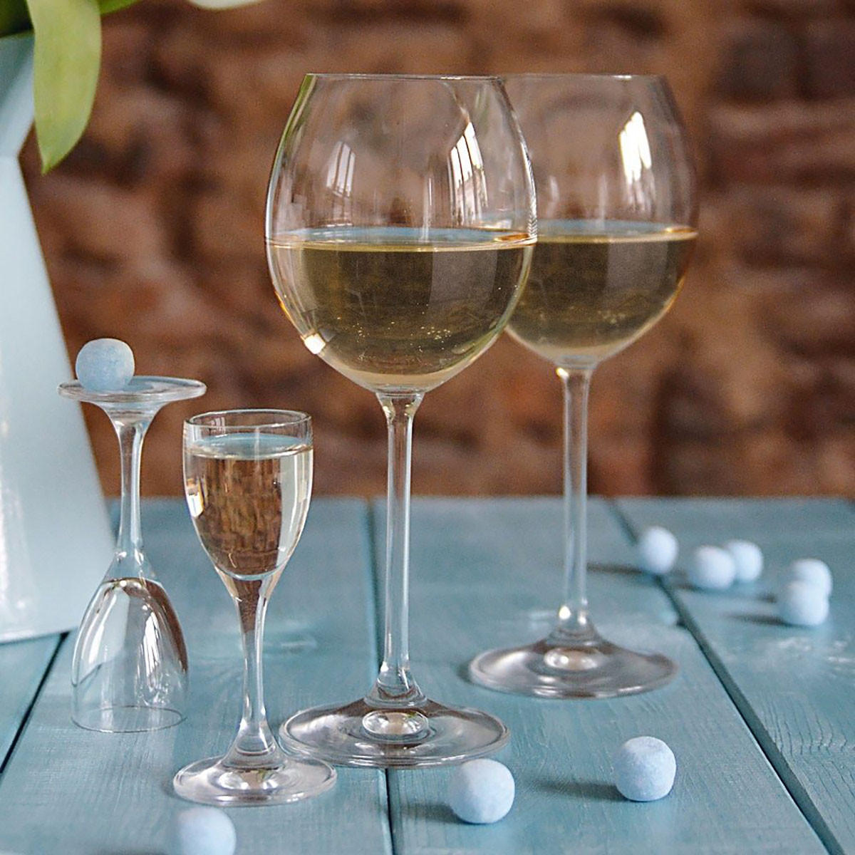 WEINGLÄSERWARE Venezia, 6er-Set, 280 ml - Orange, Glas (0.25L) - Krosno Glass