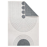 OUTDOOR-TEPPICH DuoRug 5739 Grau 160x230 cm - Grau, Textil (160/230cm) - carpet city