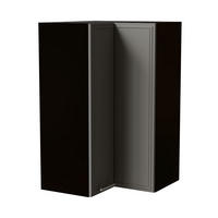 ECKHÄNGESCHRANK Salo W14/60 Schwarz / Dust Grey Matt 60 / 60 / 96cm - Schwarz/Grau, Holz/Holzwerkstoff (60/96/60cm) - Feldmann-Wohnen