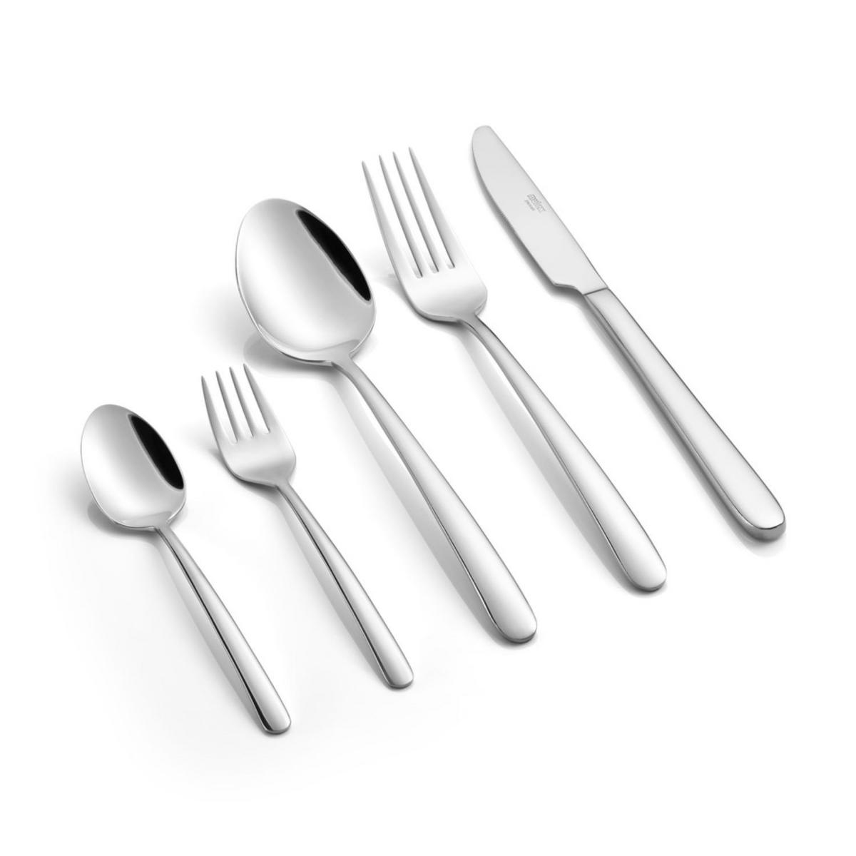 BESTECKSET Pavia- Cromirage Premium 30-teilig - Chromfarben, Metall - Mulex