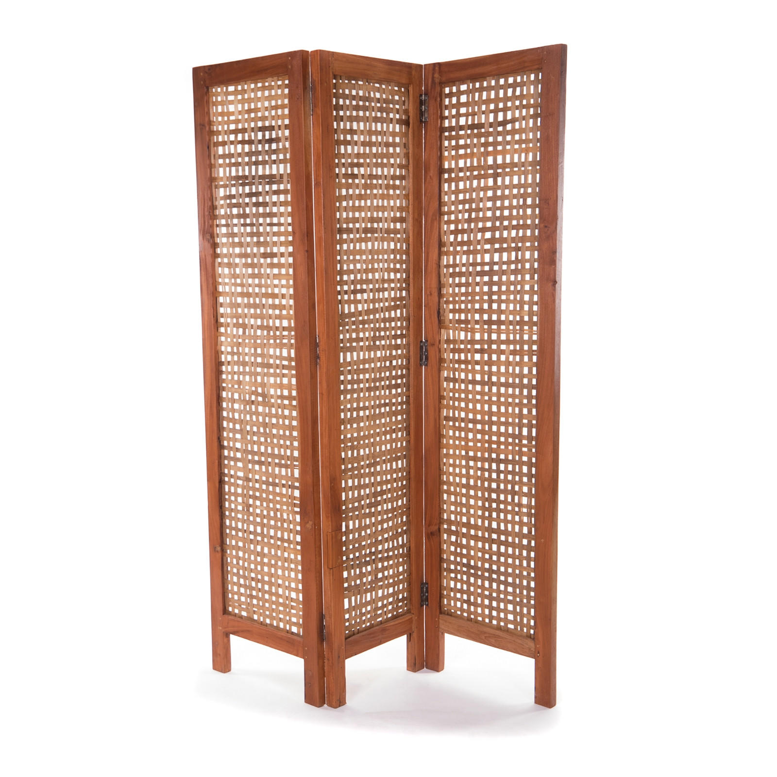 RAUMTEILER Mumbai Mahagoni Holz naturfarben - Braun, Holz (125/170/3cm) - DESIGN DELIGHTS