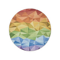 TEPPICH George waschbar ø 160 cm rund - Multicolor, Kunststoff (160/160cm) - benuta