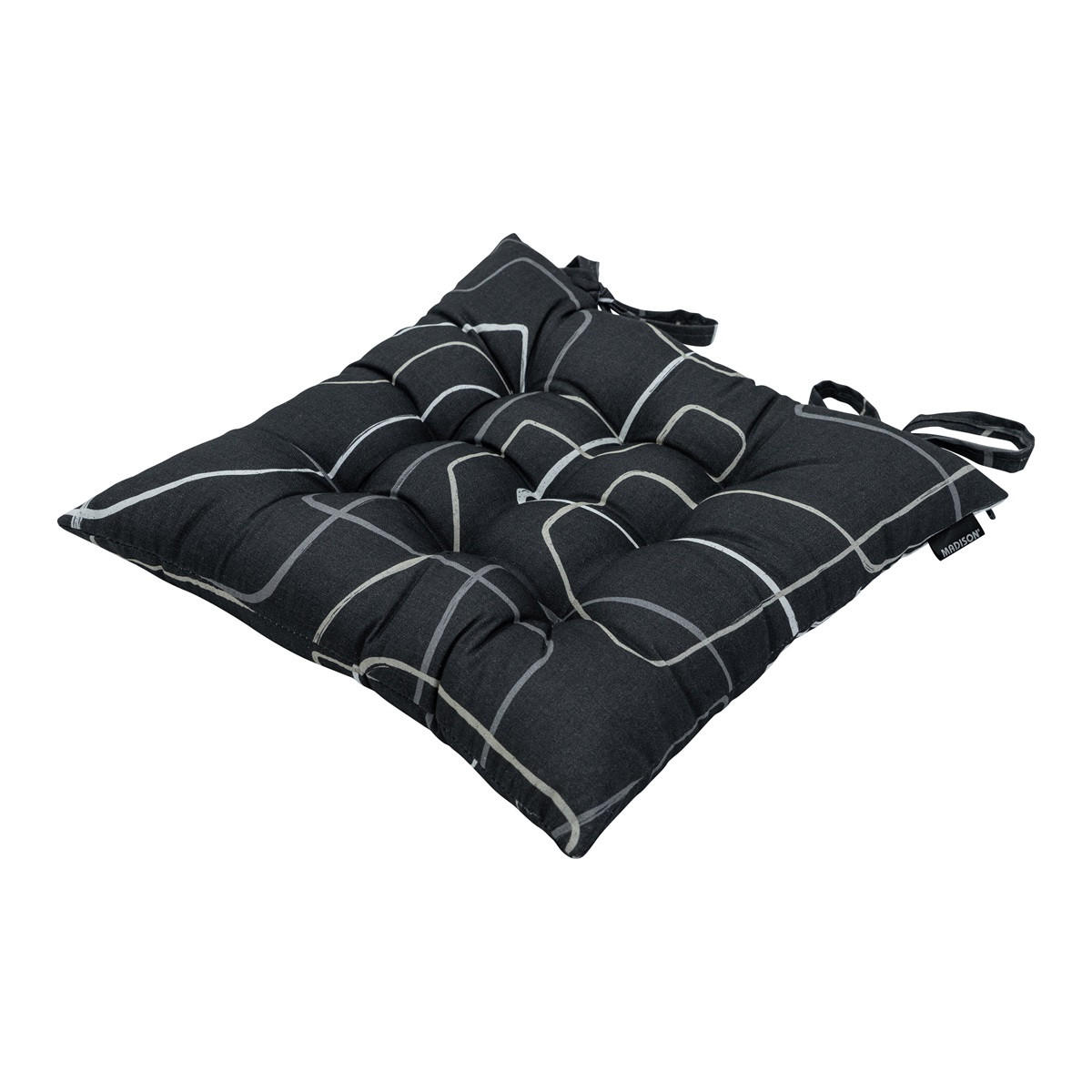 SITZKISSEN Joah 46/46 cm 4er-Set - Grau, Textil (46/8/46cm) - Madison