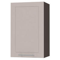 KÜCHENHÄNGESCHRANK Kvantum W2/45 Lava / Kaschmir Matt 45 / 32,5 / 72cm - Kaschmir/Dunkelgrau, Holz/Holzwerkstoff (45/72/32.5cm) - Feldmann-Wohnen