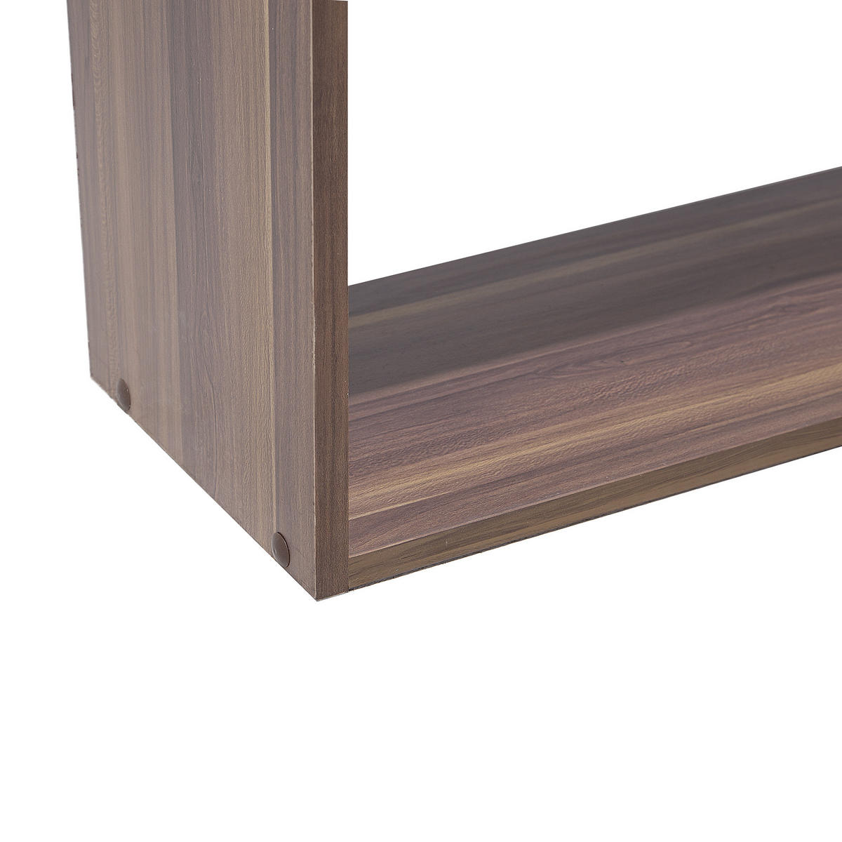 REGAL 5 Fächer Orilla - Dunkelbraun, Holzwerkstoff (83/174/23cm) - Beliani