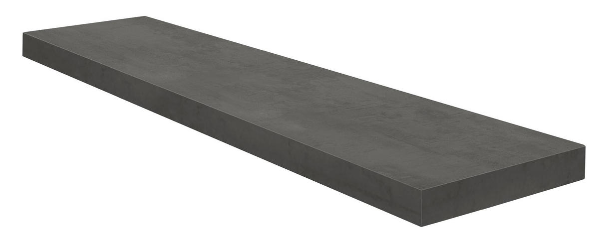 WANDBOARD Elif 90x24x4 aus Holzwerkstoff in der Farbe graphit - Graphitfarben, Kunststoff (90/4/24cm) - 58aufmkessel