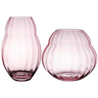 VASEN-SET Rose Garden Home rosé 17 cm & 20 cm 2er Set - Rosa, Glas (1cm) - Villeroy & Boch