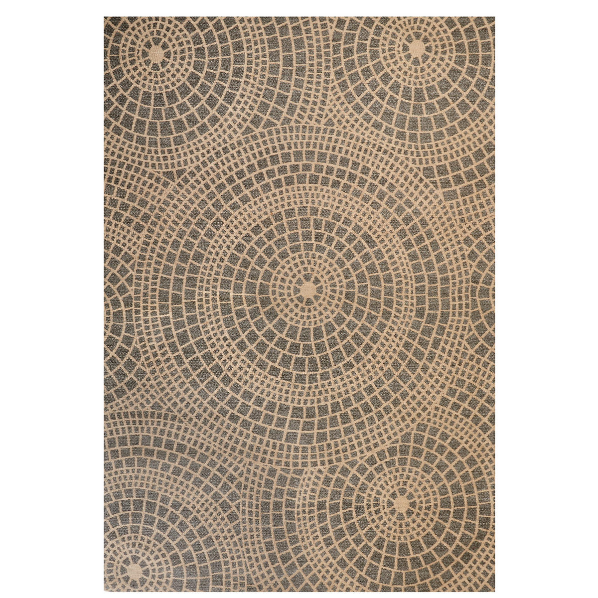 TEPPICH geflochten Ariba 300/200 cm - Grau, Naturmaterialien (200/300cm) - Beliani