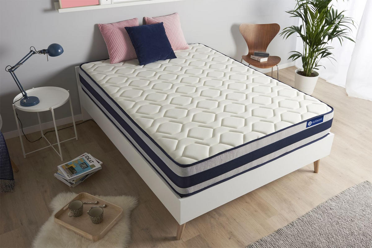 MATRATZE Actimemo ergo Memory-Schaum 70 x 200 cm h3 - Weiß, Textil (70/200cm) - ACTISOM
