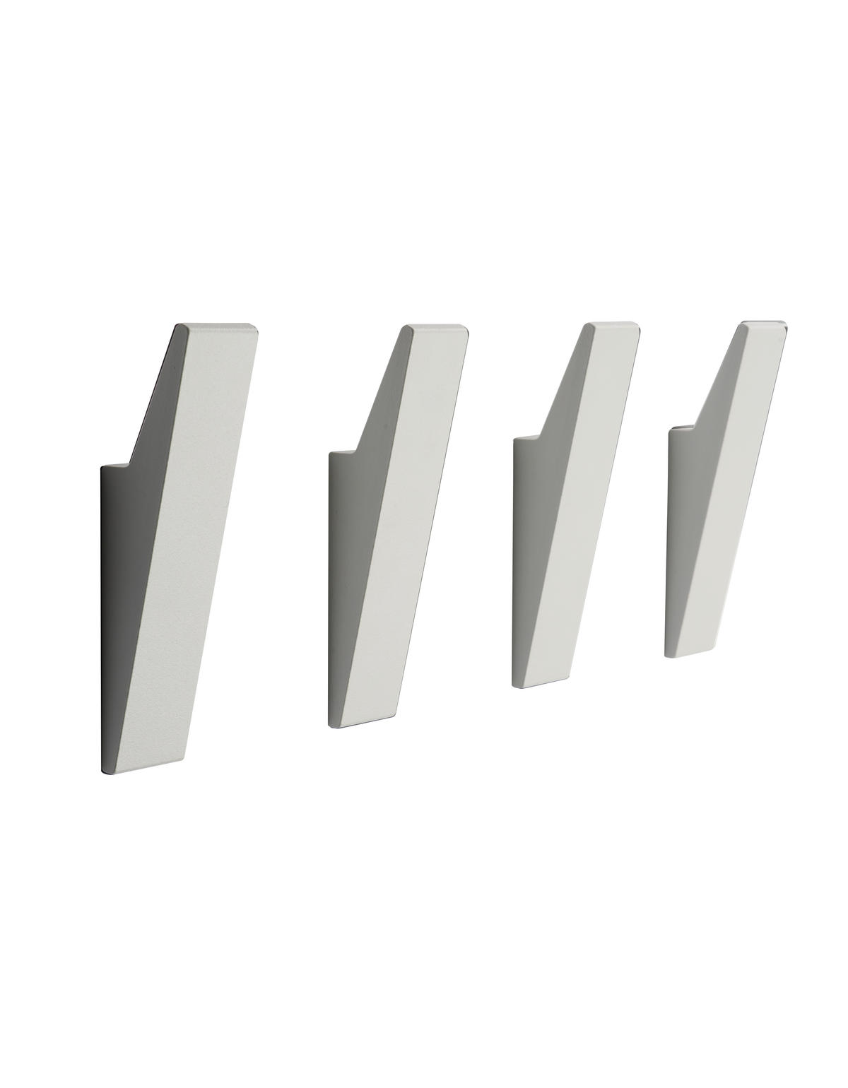 GARDEROBENHAKEN MIT VERSTECKTER VERSCHRAUBUNG - Weiß, Metall (2/9/3cm) - Designfabrik Hamburg