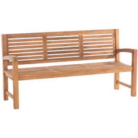 TEAKBANK Halmur 180 cmTeak - Braun, Holz (180/92/59cm) - TPFGarden