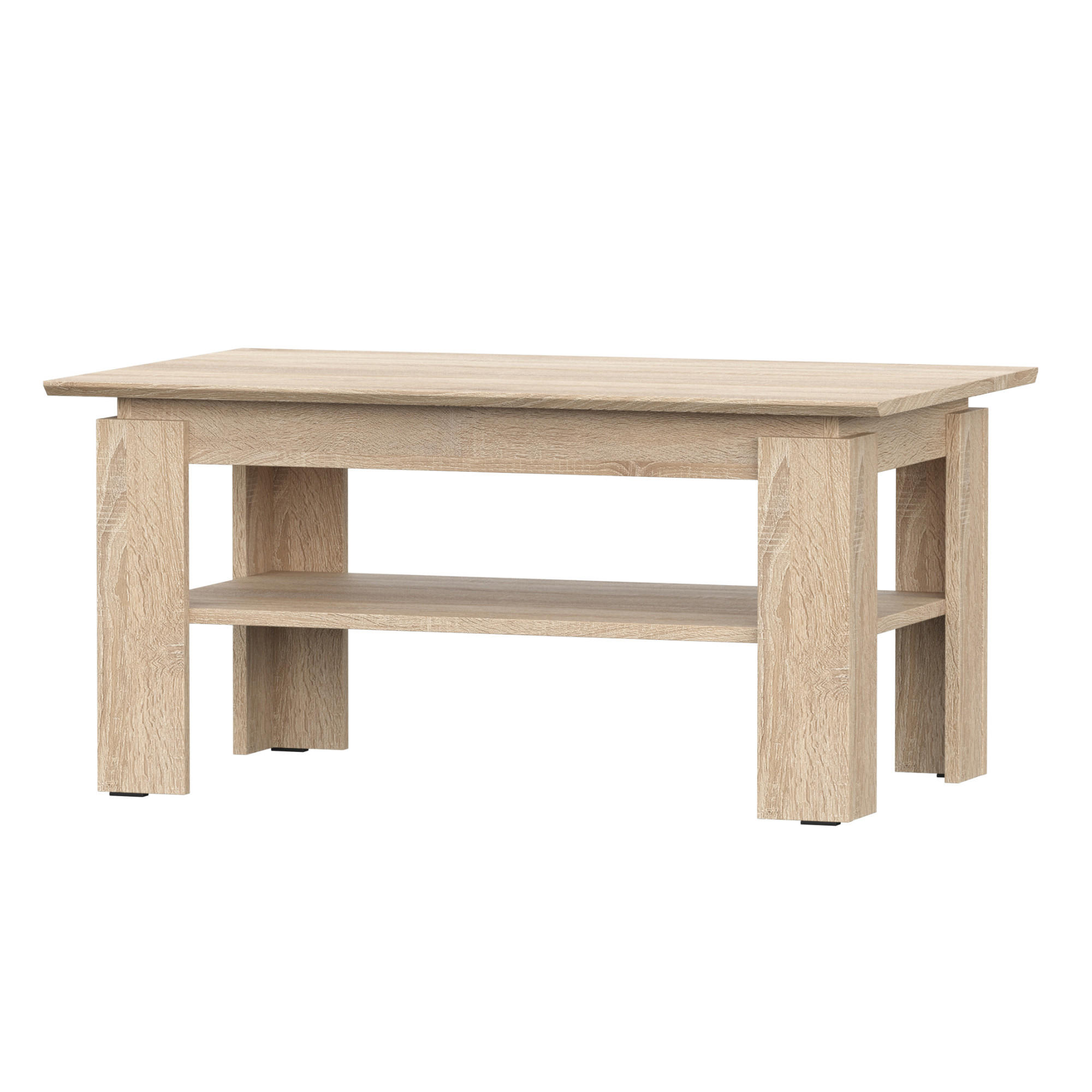 Komodee Couchtisch Sonoma Eiche 90x43x55 cm