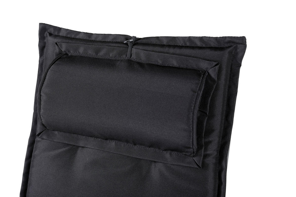 AUFLAGE Schwarz - Schwarz, Holzwerkstoff (46/6/116cm) - ebuy24