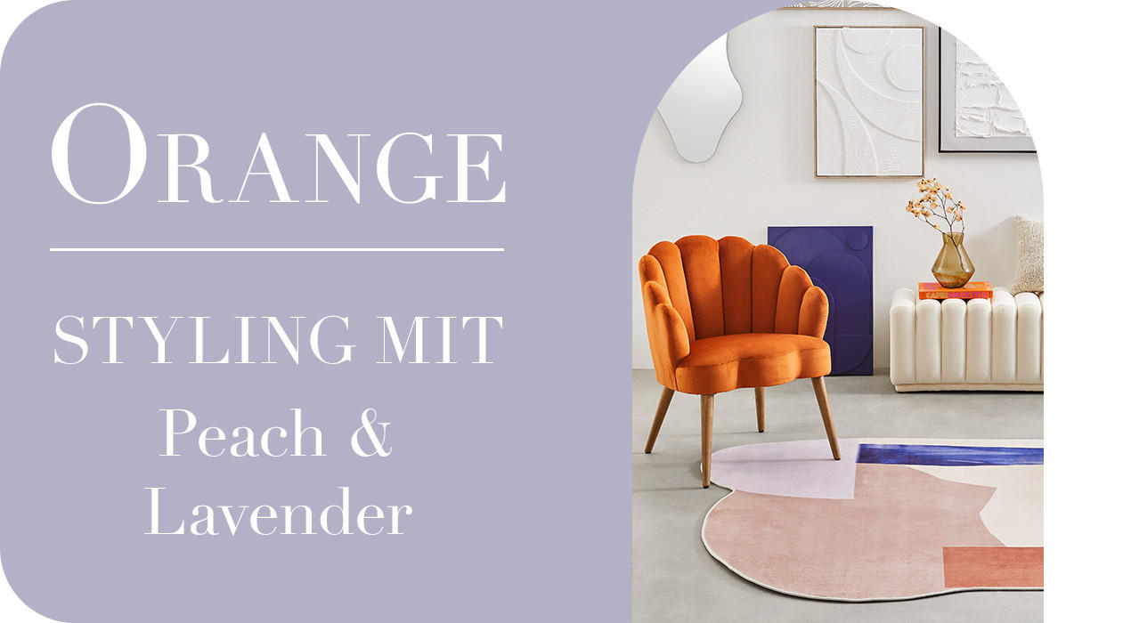 Styling mit Peach & Lavender