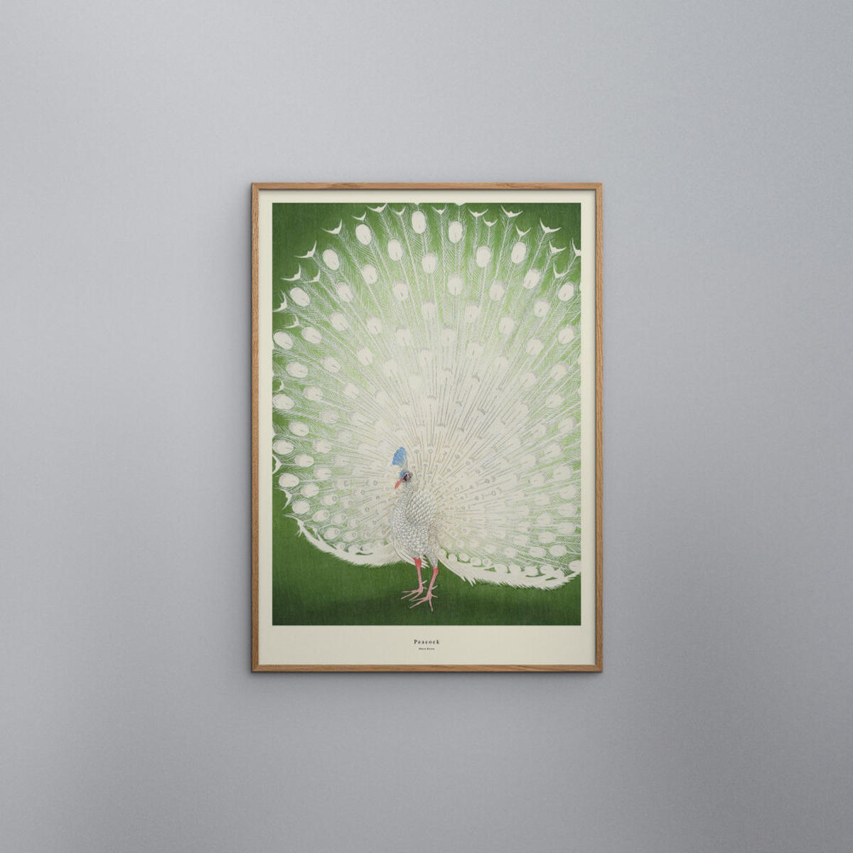 POSTER A.P. Atelier - Peacock - Grün, Papier (70/100/0.1cm) - Poster&Frame