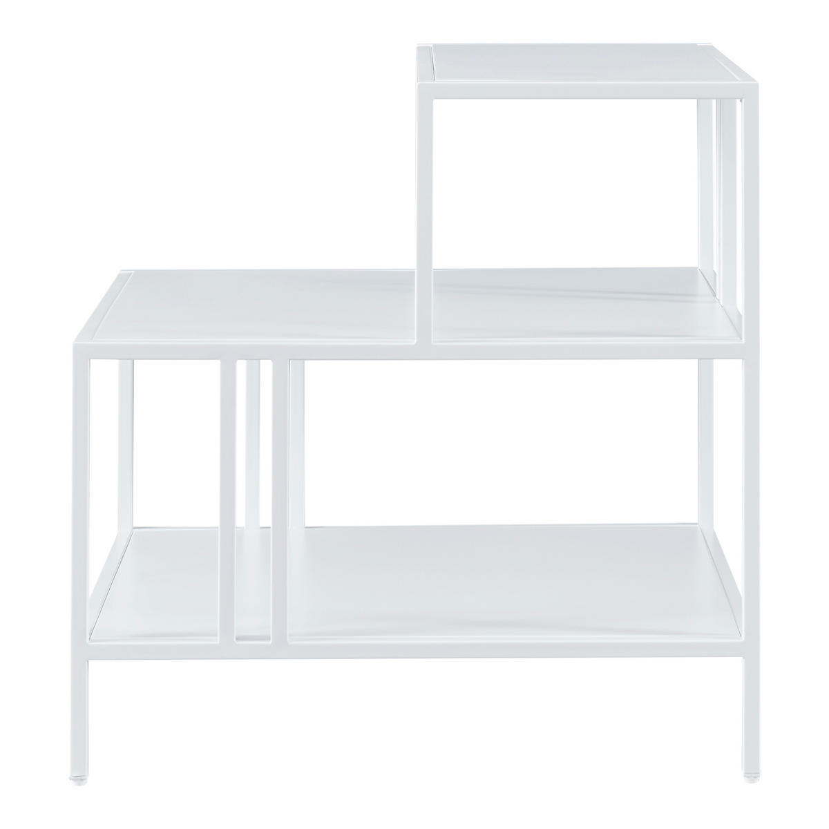 BEISTELLTISCH Kumlinge - Weiß, Metall (50/60/60cm) - [en.casa]