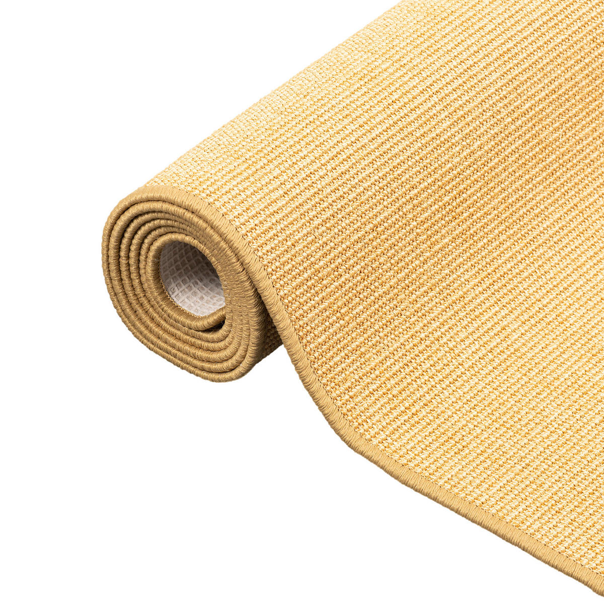SISAL NATUR TEPPICH KLASSISCH - Honig, Textil (100/100cm) - Snapstyle