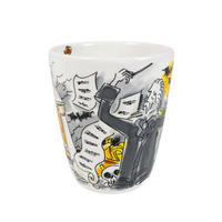 BECHER Danse Macabre in Bunt - 350 ml - Multicolor, Keramik (0.35L) - Blond Amsterdam