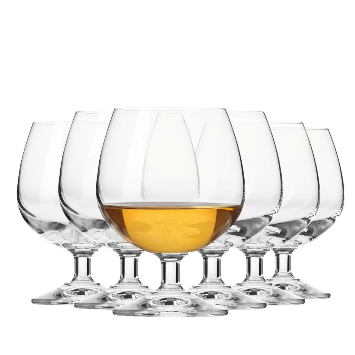 COGNACGLÄSER SERVO LINE, 6ER-SET, 230 ML - Transparent, Glas (0.23L) - Krosno Glass