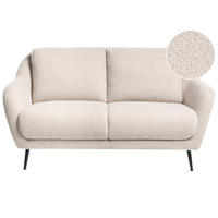 POHOVKA 2-místná Bouclé Béžová Eiby - béžová, textil (130/80/90cm) - Beliani