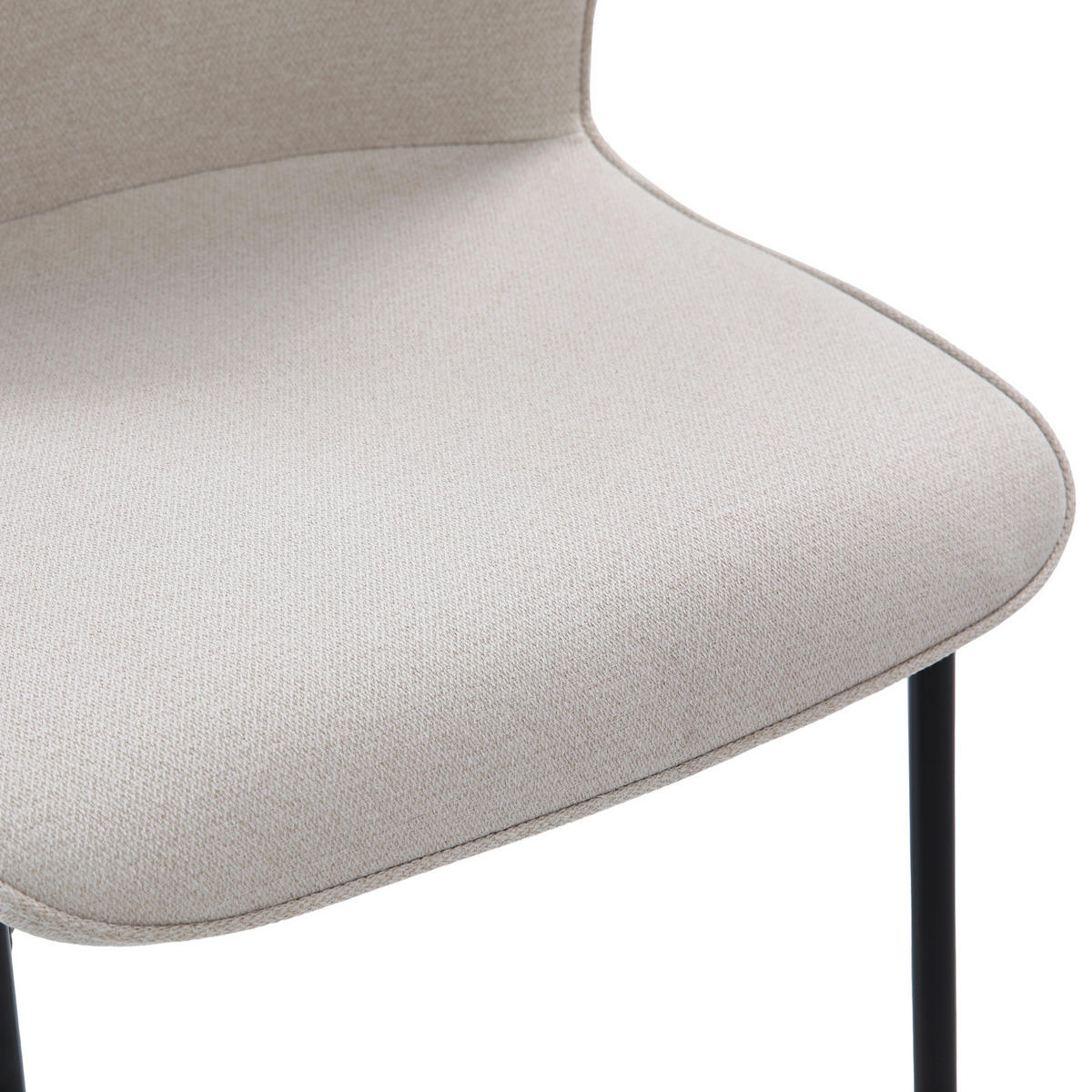 ESSZIMMERSTUHL MARY 2er Set - Beige, Textil (50/81/50cm) - SVITA