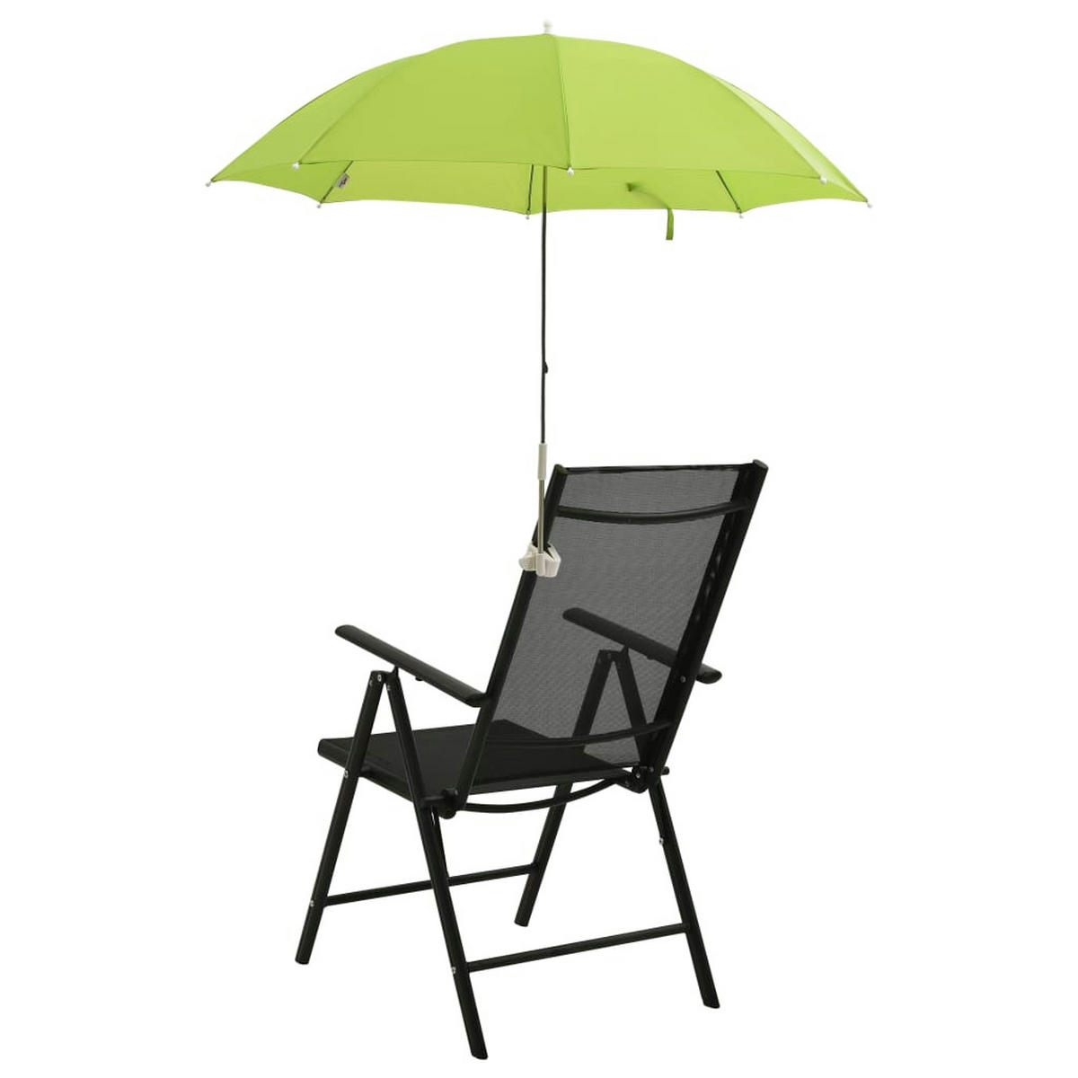 SONNENSCHIRME für Campingstühle 2 Stk. Grün 105 cm - Grün, Metall (105/105cm) - furnicato