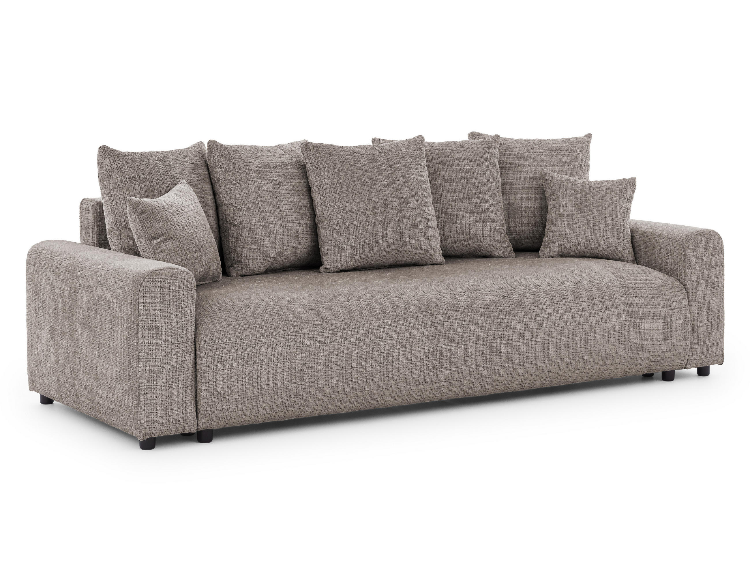 S-Style Schlafsofa Taupe 239x88x98 cm