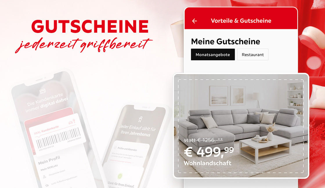 Gutscheine jederzeit griffbereit
