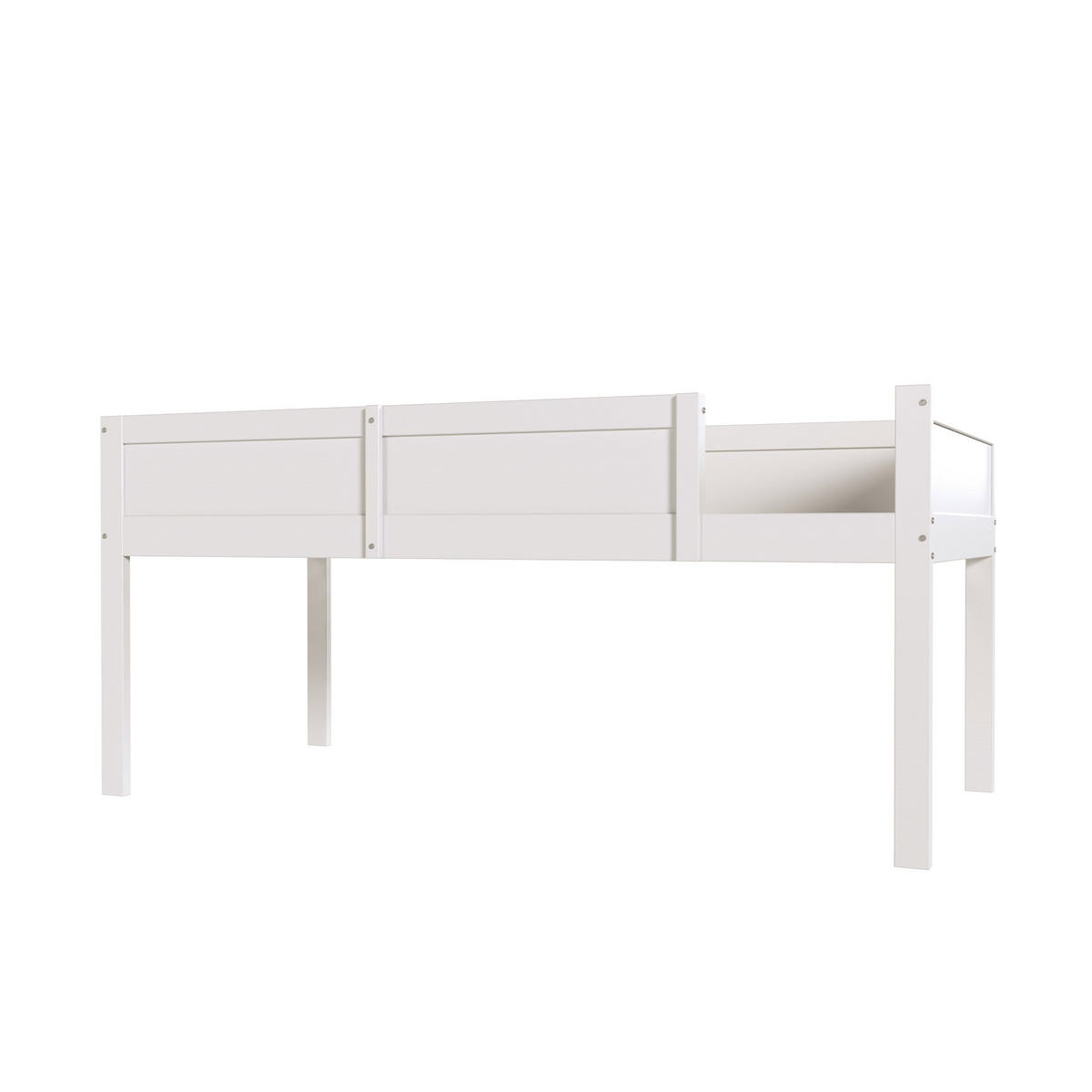 ETAGENBETT 90x200 Weiß - Weiß, Holz (90/200cm) - ComfortXL