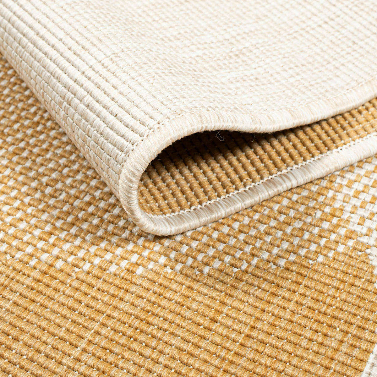 OUTDOOR-TEPPICH DuoRug 5835 Ockergelb 200x290 cm - Gelb, Textil (200/290cm) - carpet city