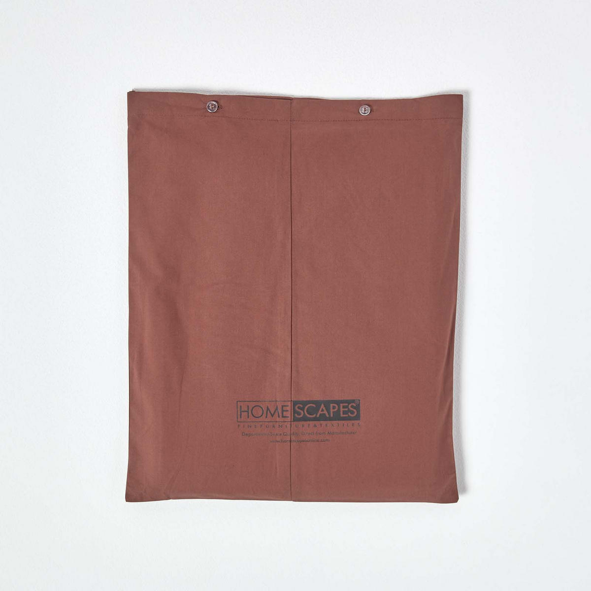 SPANNBETTLAKEN extra hoch, Ägyptische Baumwolle, Fadendichte 200 - Braun, Textil (150/200cm) - Homescapes