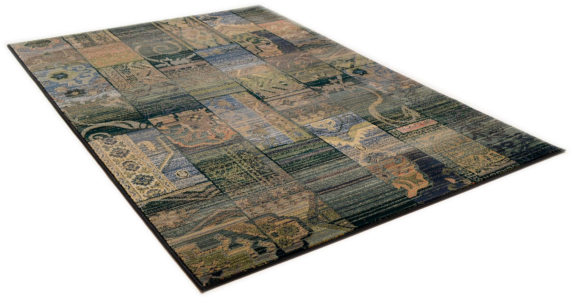 WEBTEPPICH Gabiro 5504 160x235 cm - Blau, Textil (160/235cm) - THEKO