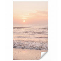 TAPETE - Sonne - Strand - Rosa - 160x280 cm - Hellrosa, Papier (160/280cm) - OnlyWow