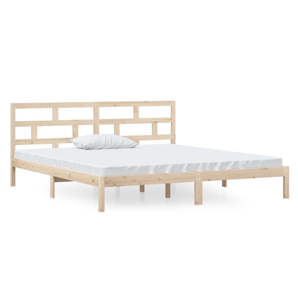 BETT Keener 146/195.5 cm - Braun, Holz (140/190cm) - Nettlife