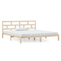 BETT Keener 146/195.5 cm - Braun, Holz (140/190cm) - Nettlife